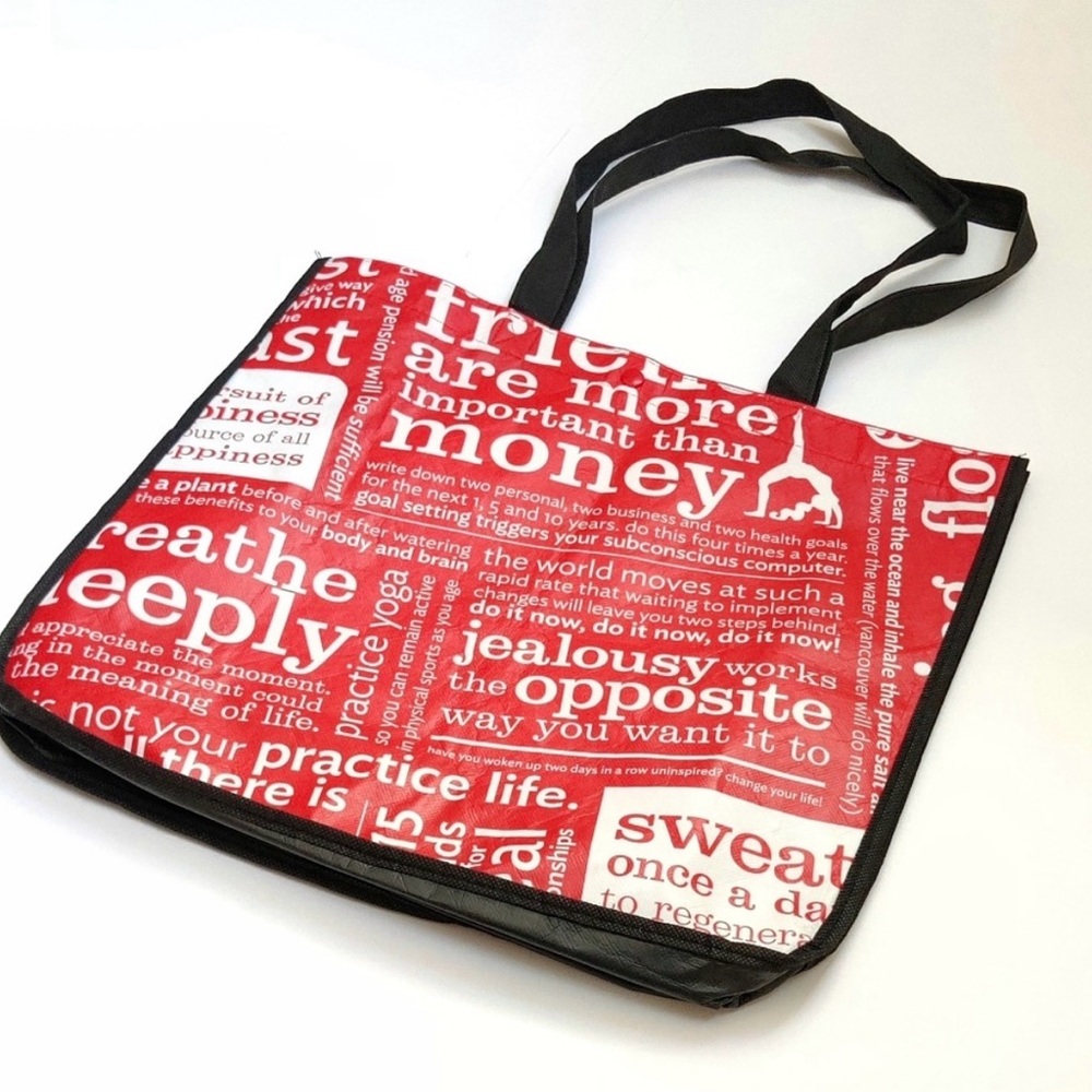 2 x Lululemon large reusable totes